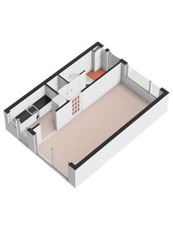 Floorplan - Willy Martensstraat 29, 3314 XV Dordrecht